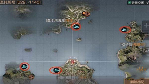 明日之后圣托帕尼海岛地图入口地址坐标