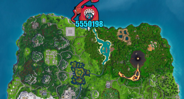 堡垒之夜原创街区以东的大电话位置一览