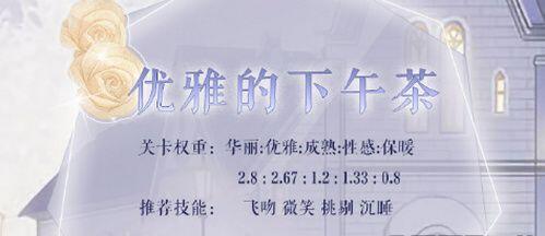 奇迹暖暖优雅的下午茶高分搭配一览