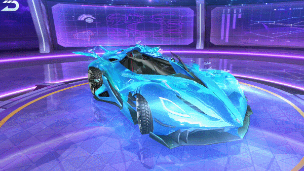 qq飞车手游全新特效a车海神介绍