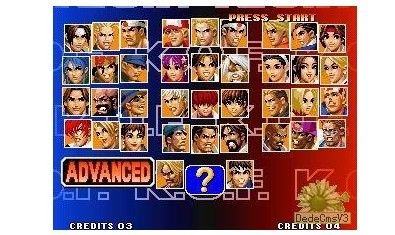 拳皇98 The King of Fighters '98隐藏角色使用方法
