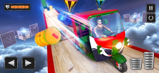 黄包车坡道特技竞速3D免费版