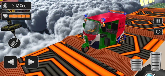 黄包车坡道特技竞速3D免费版