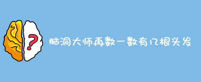脑洞大师再数一数有几根头发