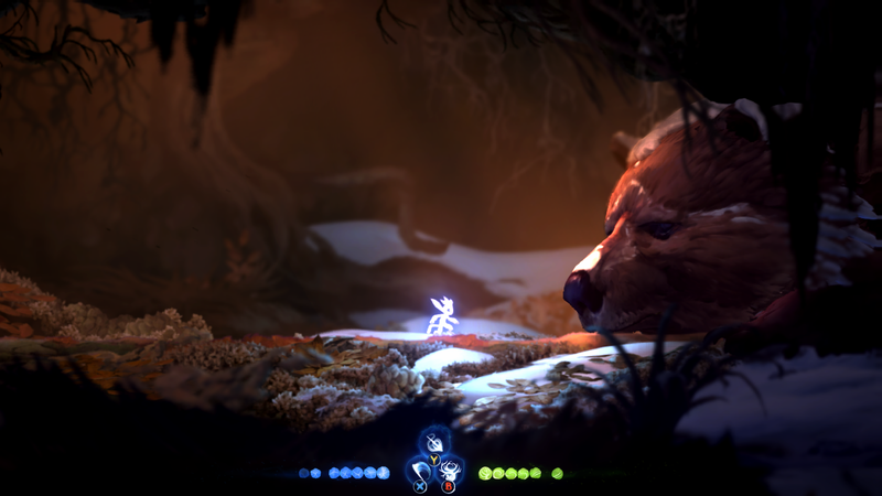 精灵与萤火意志雪山狗熊快速唤醒图文攻略