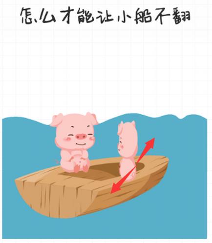 最强大脑急转弯第100关【怎么才能让小船不翻】答案攻略