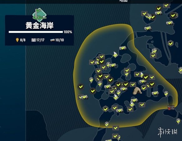 食人鲨全收集地表汇总海湾地标蓝宝石湾地标一览