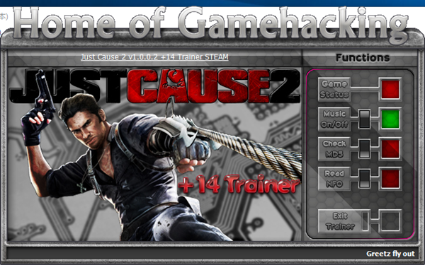 正当防卫2十四项修改器 v1.0.0.2 iNvIcTUs oRCuS版