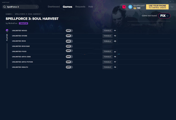 咒语力量3：灵魂收割八项修改器 v2020.02.27 MrAntiFun版