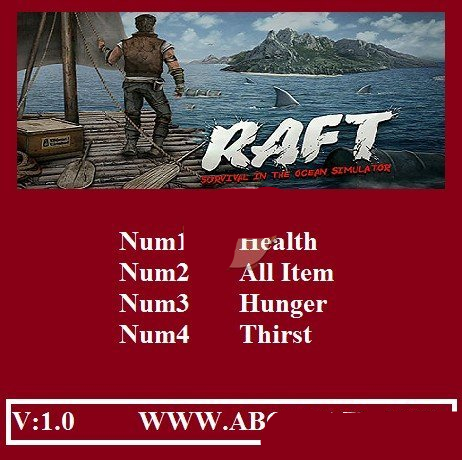 RAFT四项修改器(Abolfazl) 电脑版