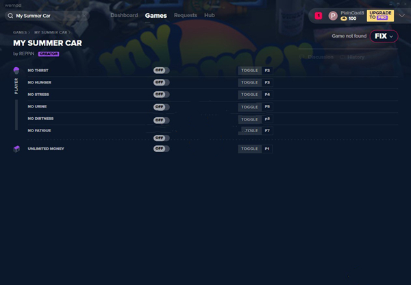 我的夏季汽车七项修改器 v2020.01.08 MrAntiFun版