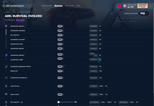 方舟：生存进化十七项修改器 v2020.01.02 MrAntiFun版（支持Windows）