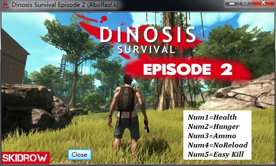 恐龙生存狩猎五项修改器 v1.0 Abolfazl.k版