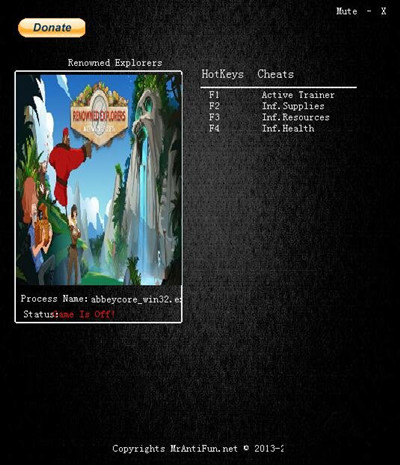 著名探险家：国际社会三项修改器 b214 MrAntiFun版