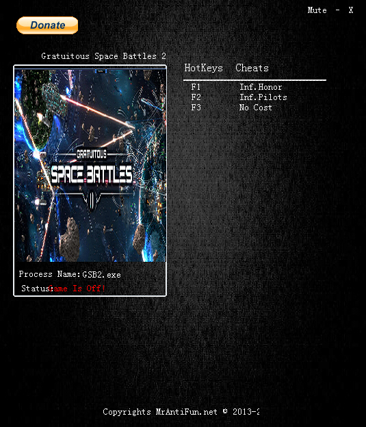 无厘头太空战争2三项修改器 v1.23 MrAntiFun版