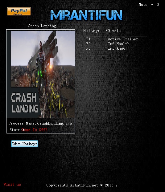 迫降两项修改器 v1.0 MrAntiFun版