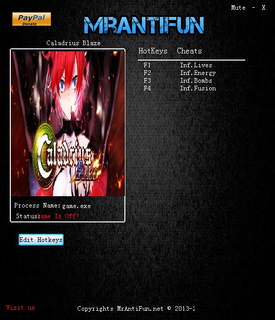 女神骑士团：爆裂四项修改器 v01.13.2017 MrAntiFun版