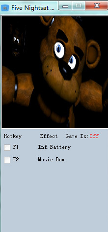 玩具熊的五夜后宫两项修改器  v1.0 MrAntiFun版
