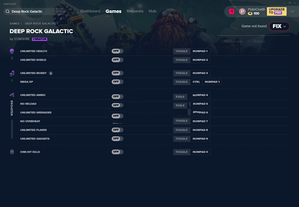深岩银河十一项修改器免费版截图