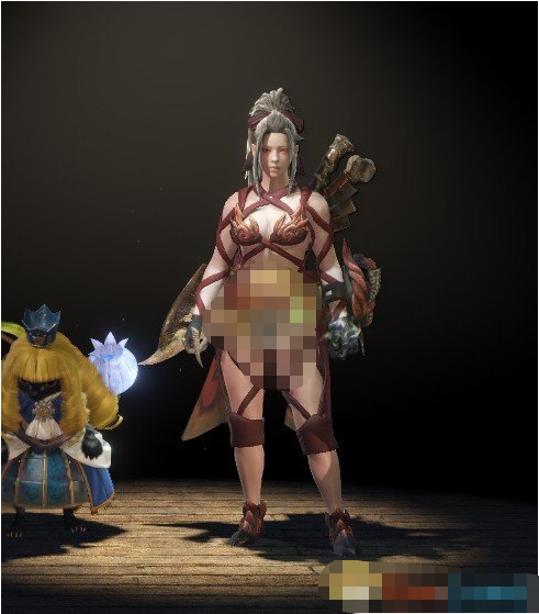 怪物猎人世界比基尼惨爪龙套装MOD下载 绿色版