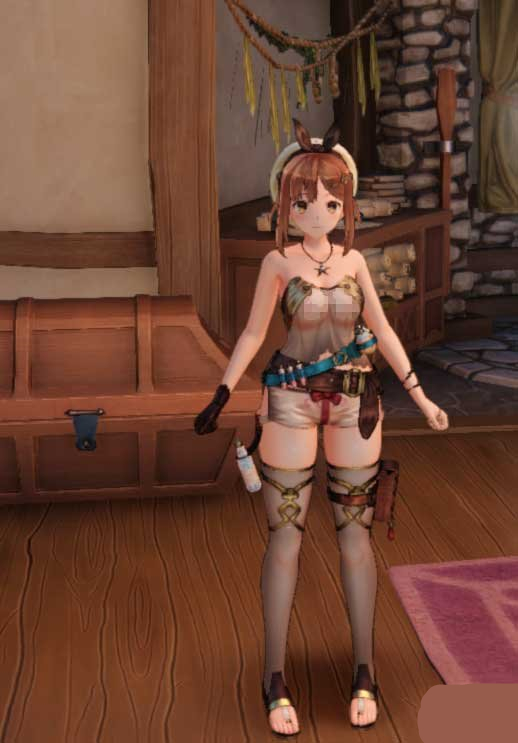 莱莎的炼金工房：常暗的女王与秘密的隐居处 透明蕾丝MOD