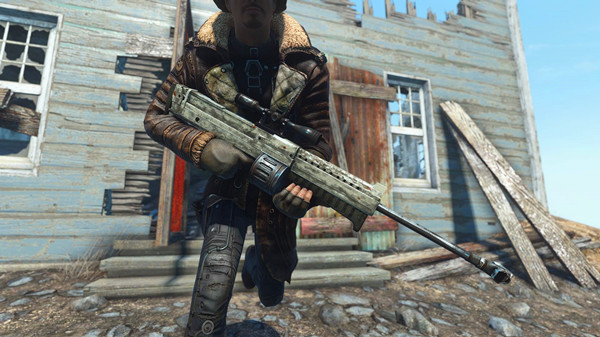 辐射4新维加斯的Bozar自动狙击步枪MOD 绿色版