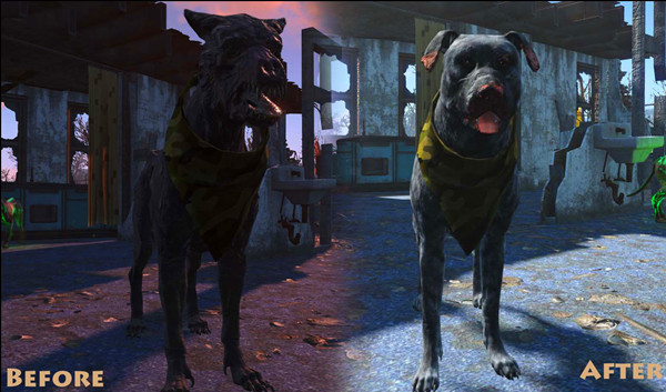 辐射4野狗外貌修改MOD 绿色版