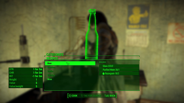 辐射4酿造酒精MOD 绿色版