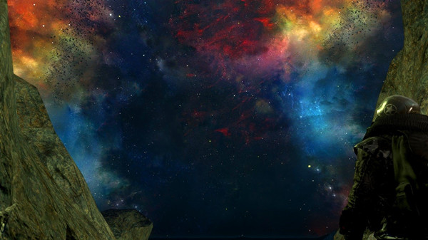 辐射4高清的夜晚星空MOD 绿色版