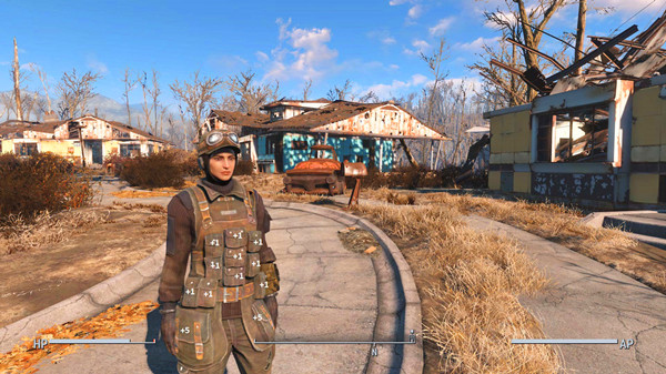 辐射4兄弟会工作服和邮差服加负重MOD 绿色版