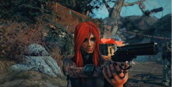 辐射4大威力左轮MP412战术左轮MOD v3.0 绿色版