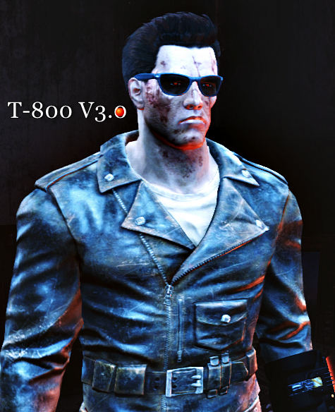 辐射4施瓦辛格乱入终结者T-800MOD 绿色版