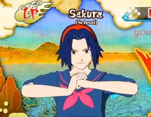 火影忍者：究极风暴3校服小樱MOD 绿色版