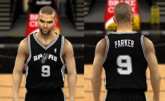 nba2K14马刺队球衣补丁 绿色版