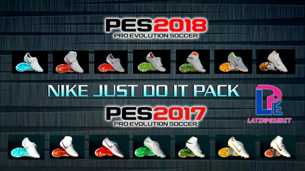 实况足球2018 Nike Just Do It系列球鞋包补丁 绿色版