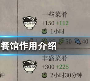 江南百景图餐馆作用介绍