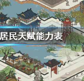 江南百景图居民天赋能力大全