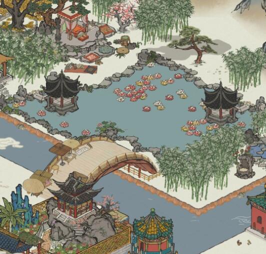 江南百景图人工湖建造技巧分享