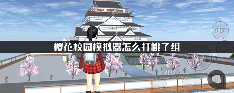 樱花校园模拟器怎么打桃子组