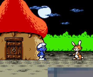 《蓝精灵》毁童年的逗比恐怖逃生游戏视频