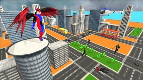 飞行超级英雄战场飞行冒险ios版