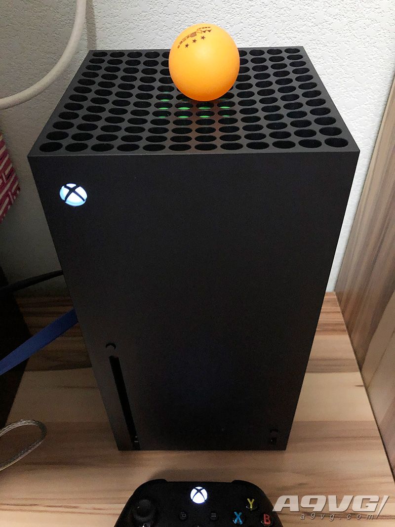 Xbox Series X 出风口真的能吹起来乒乓球吗