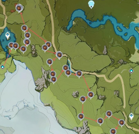 《原神》松果在哪里采集?松果分布图一览