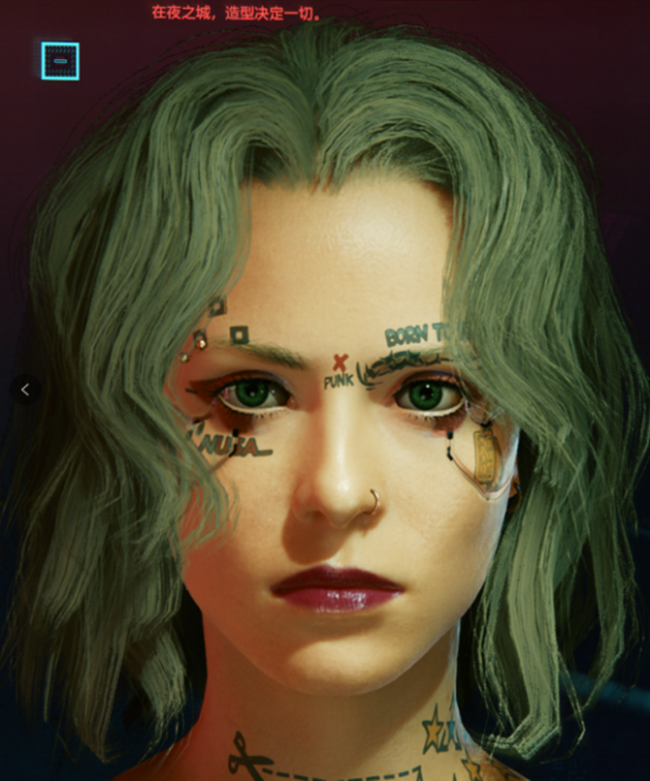 赛博朋克2077美女捏脸数据分享 漂亮小姐姐捏脸教学