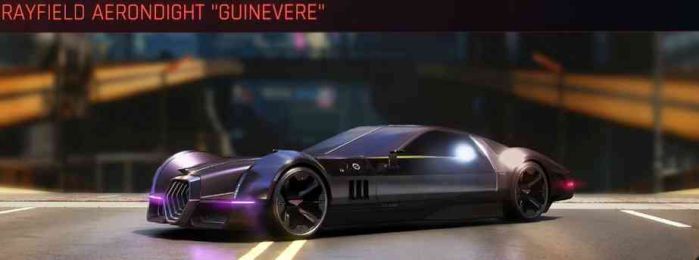 赛博朋克2077雷菲尔德品牌载具一览 顶级超跑豪车推荐