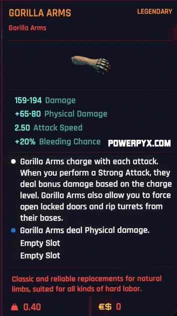 赛博朋克2077传说义体属性与获取方法一览