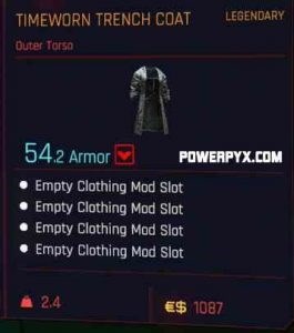 赛博朋克2077传说防具属性与获取方法一览