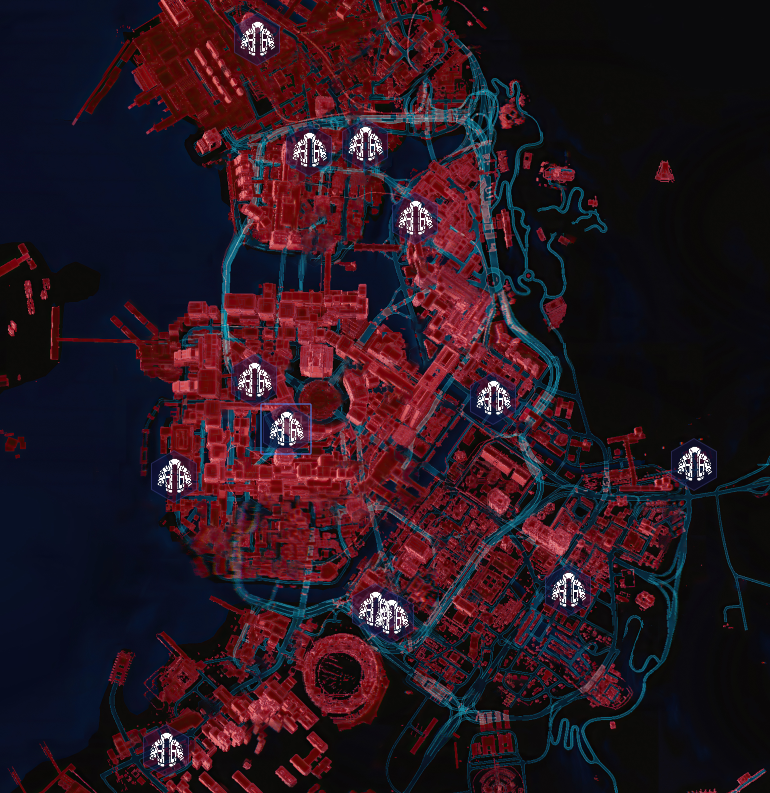 赛博朋克2077全服装店位置分享