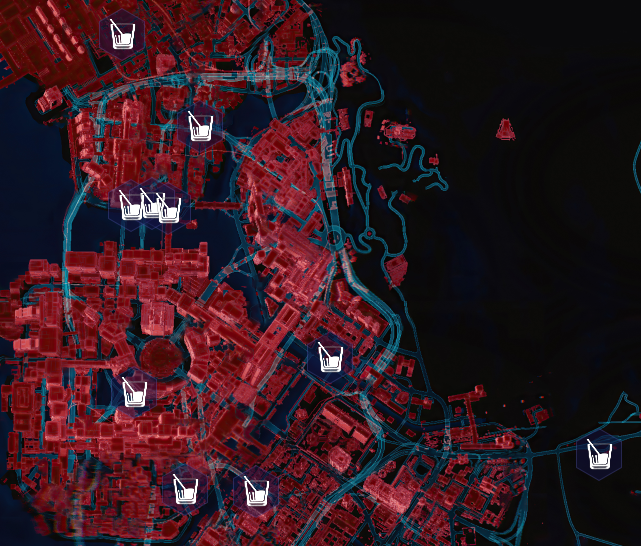 赛博朋克2077全酒吧位置一览