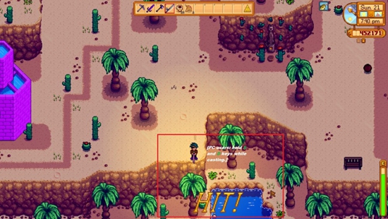 星露谷物语1.5沙漠新增秘密垂钓点位置详解